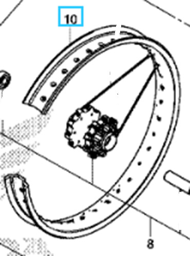 Cerchio ruota anteriore