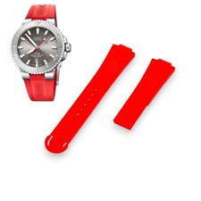 Cinturino in gomma rosso 23 mm