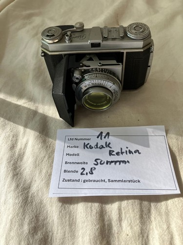 Kodak retina fotocamera - kodak, 1a