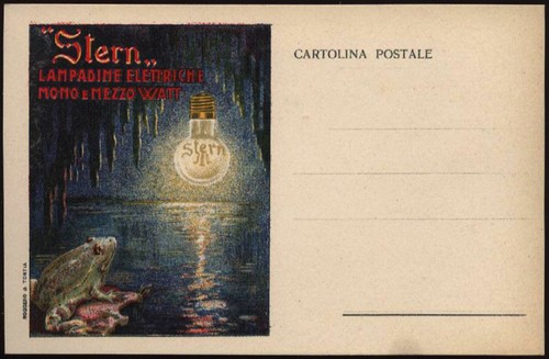 Cartolina pubblicitaria stern - cartolina,