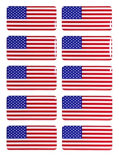 Bandiere usa adesivi 3d - usa,
