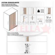 KIT SISTEMA SCORREVOLE X PORTE