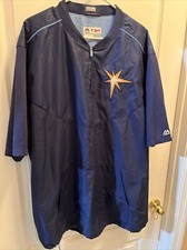 Majestic Cool Base Tampa Bay Rays Collezione Autentica 2XL Indossato da Chad Mottola