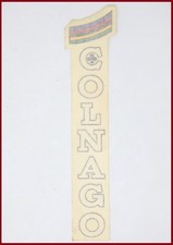 NOS | COLNAGO SUPER MEXICO SEAT TUBE BIANCO DECALCOMANIA ORIGINALE VINTAGE ANNI 70
