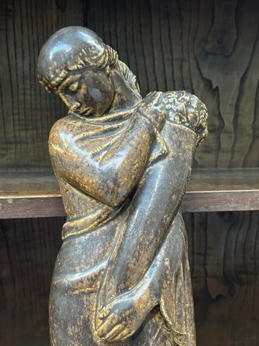 Statua ceramica art deco