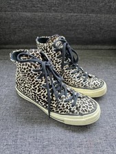 Converse All Star Chuck Taylor Scarpe da Ginnastica High Top Edizione Limitata Cheetah Pony UK4.5 