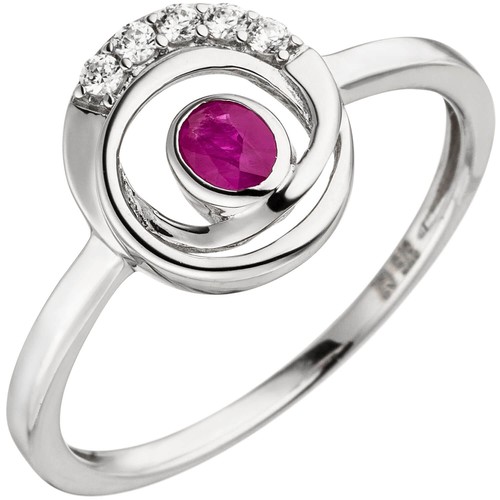 Anello donna con rosso rubino - anello,