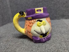 Tazza strega vintage dipinta a