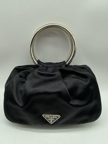 Prada borsa tessuto metallo - borsa,