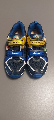 Scarpe geox super mario blu - scarpe,