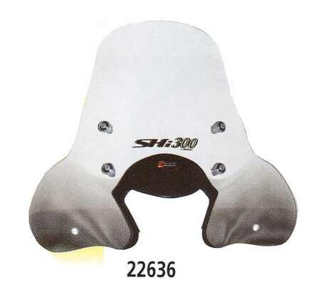 Parabrezza honda 300i faco - parabrezza,