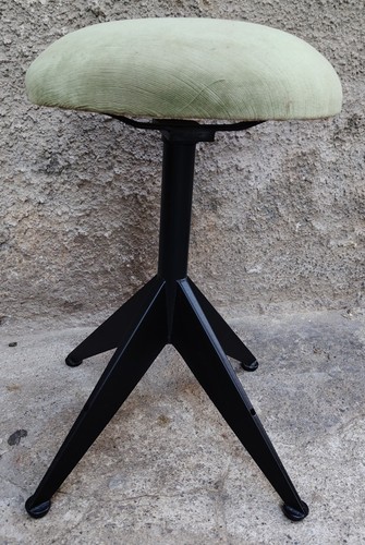 Vintage sgabello ferro - vintage,