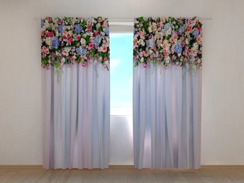 Tende fantasia fiori - fantasia,