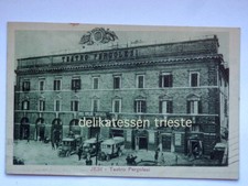 JESI Ancona Teatro Pergolesi bus autobus vecchia cartolina