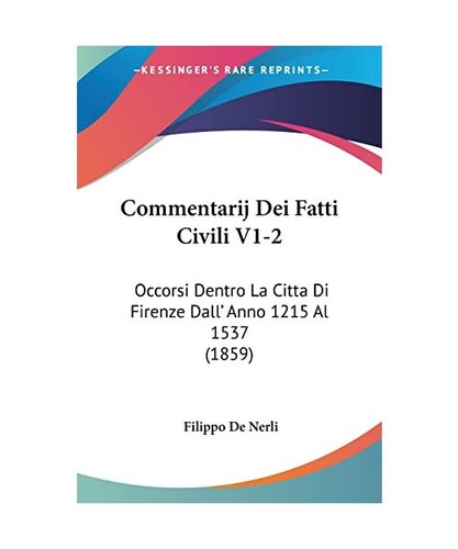 Commentarij dei fatti civili - dei,