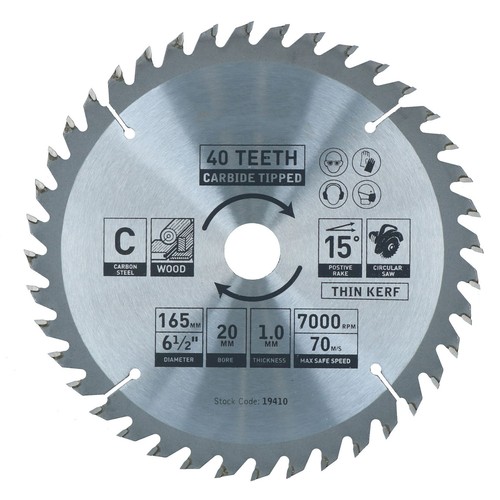 Lama sega circolare 165 x - 165, mm