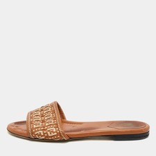 Sandali bassi Fendi marrone