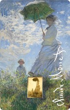 Moneta oro Monet donna con