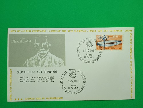 Fdc busta olimpiadi roma - fdc,