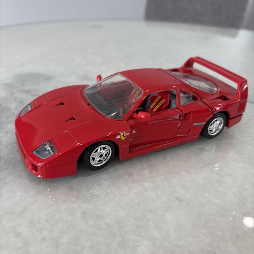 Burago ferrari f40 - burago, rosso