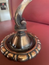 Applique da parete antica vintage rame massiccio e ottone superba Circa 1920