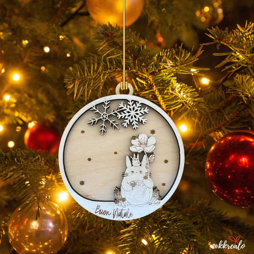 Pallina natale legno di - di,