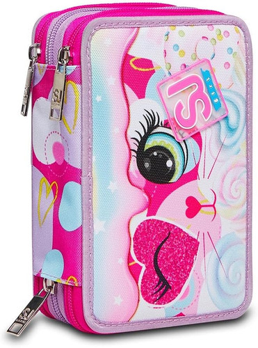 Astuccio scuola zip heart - astuccio, zip,