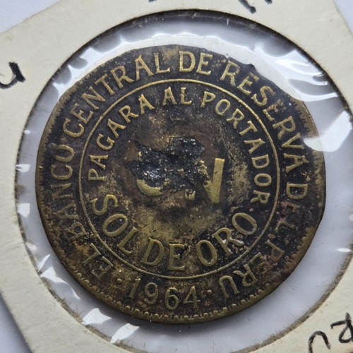 1964 perù sol de - 1964, oro