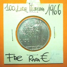 100 LIRE 1966 MINERVA1°TIPO