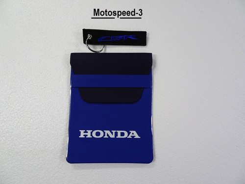 Porta documenti honda blu - porta,