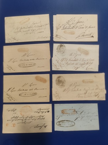 Storia postale lotto 8 - postale, lotto.
