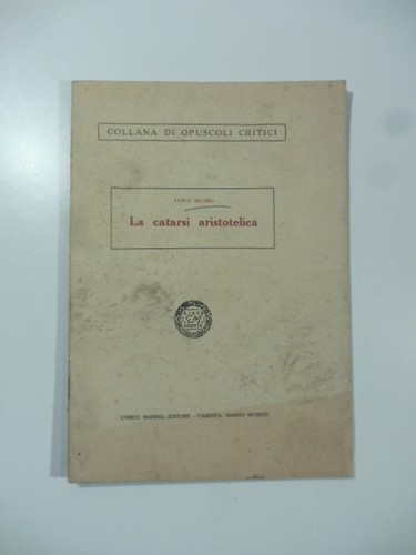 Luigi russo catarsi - russo,, la