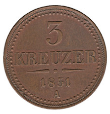 1851 A Austria 3 incrociatori