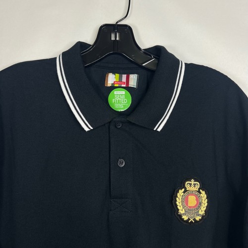 Polo bench nera uomo semi - nera,