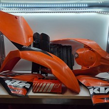 KTM 125 SX EXC KIT PLASTICHE COMPLETE 2008 2011 PLASTICS SET REAR FRONT
