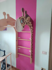 Spalliera Svedese Per Bambini a forma di Giraffa - in Legno