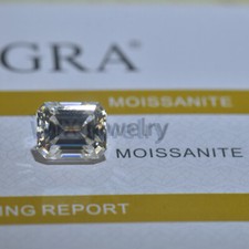 White Emerald Cut D Color VVS1