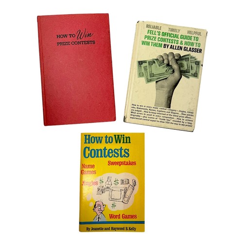 Lot vtg books how win - vtg,