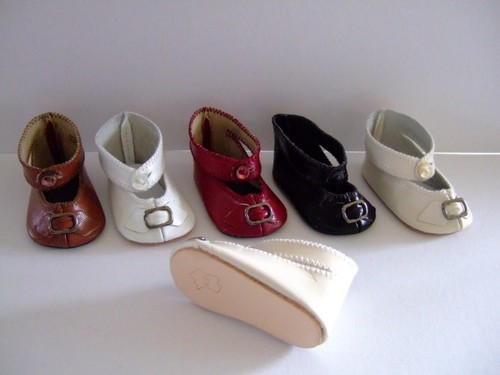 Scarpe per bambola - bambola, antiche