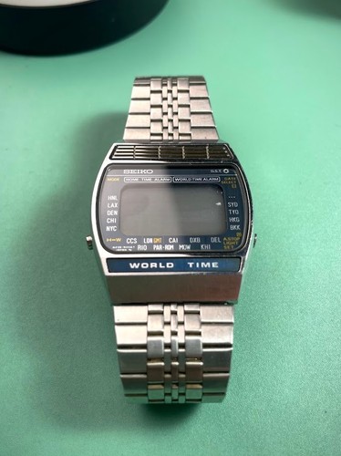 Seiko digital world time - digital, "world