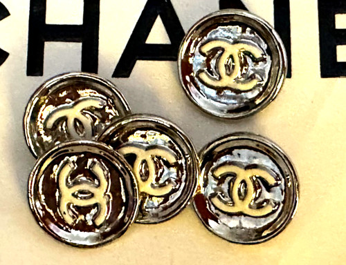 Bottoni chanel vintage stile - 5,