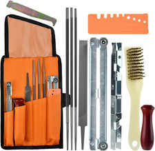 Affilatore per Motosega Kit Professionale 11PZ Affila Catena Motosega Affilatura