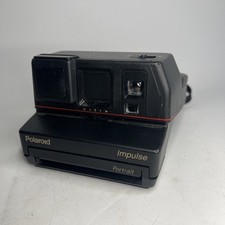 Polaroid Impulse Portrait anni 80 fotocamera istantanea flash integrata per pellicola 600
