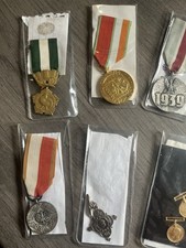 Vintage Medals Dating From 1915 ,British ,French ,polish ,German