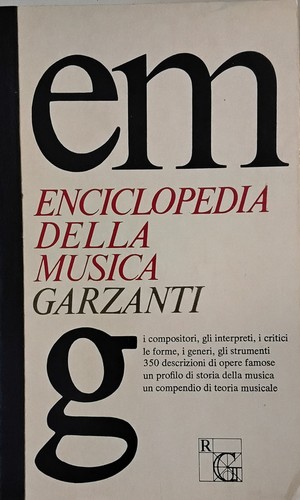 Enciclopedia garzanti della - enciclopedia,