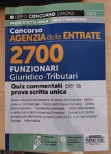 LIBRO CONCORSO AGENZIA DELLE ENTRATE 2700 FUNZIONARI GIURIDICO-TRIBUTARI