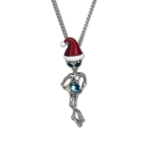 Collana holiday ufo - alien, con