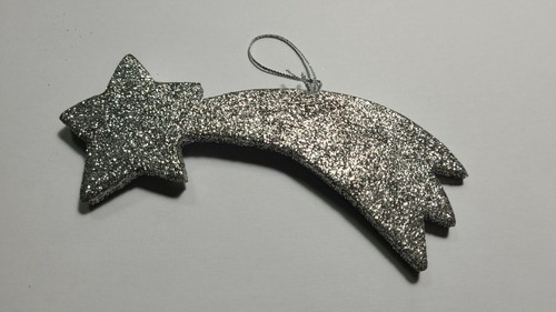 Stella cometa argento - stella, 12