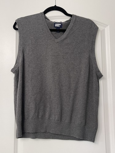 Maglione lands end grigio - maglione,