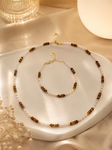 Set pietra naturale occhi - set, di